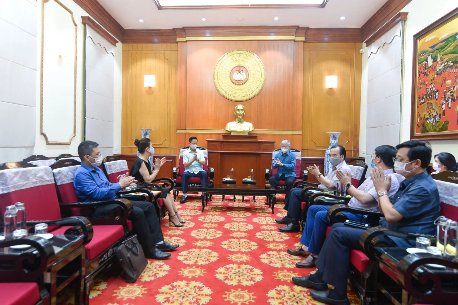 Tập đoàn Sơn Phúc ủng hộ quỹ vắc xin và công tác phòng chống dịch Covid 19 2 tỷ đồng. — ảnh 4