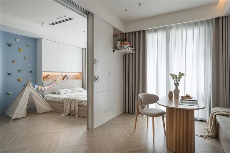 Mở rộng không gian cho căn hộ 42m2