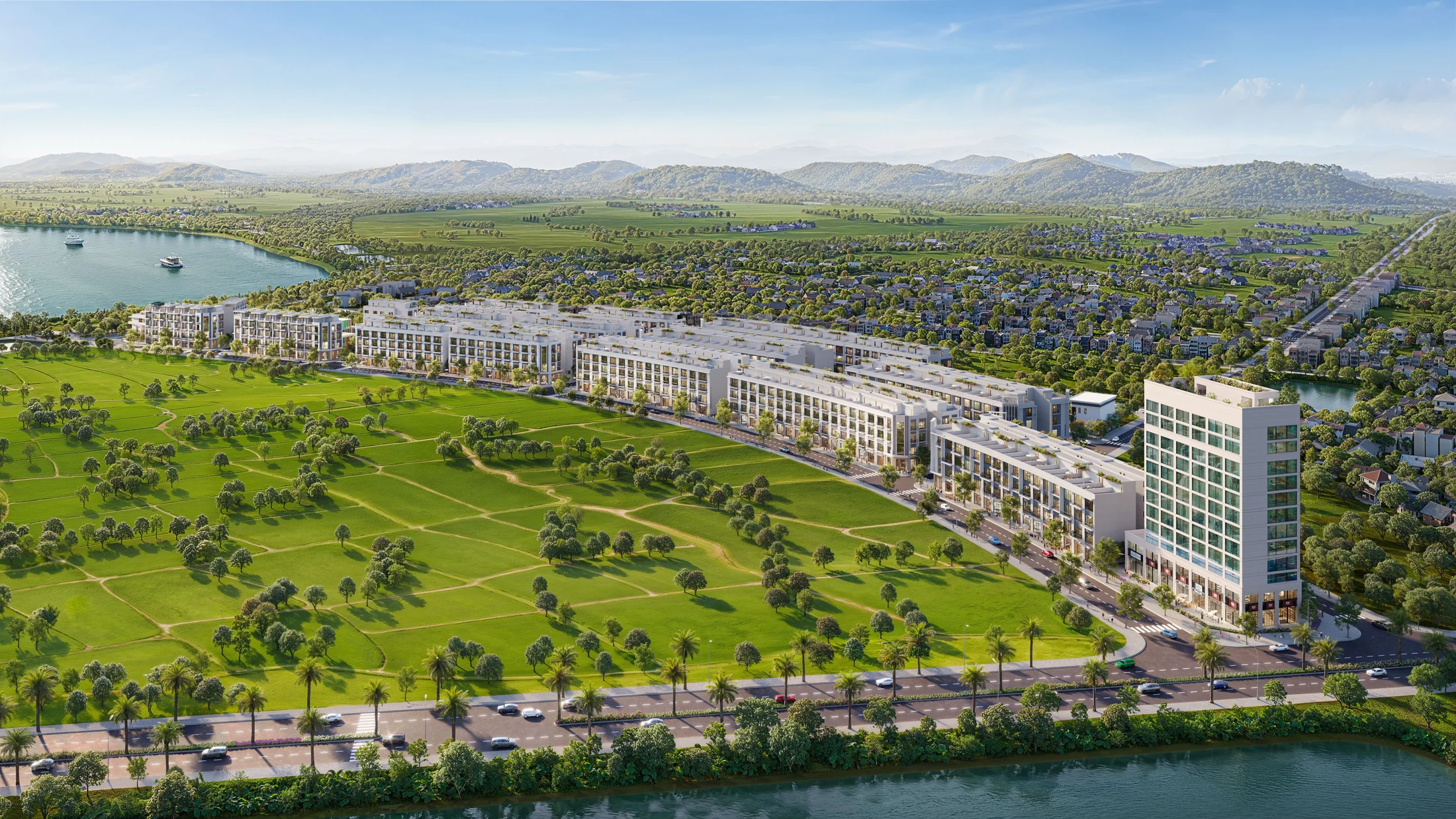 Phối cảnh tổng thể Sơn Phúc Entra City