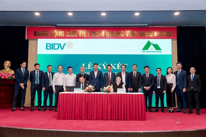  Tập đoàn Sơn Phúc và ngân hàng TMCP Đầu tư và Phát triển Việt Nam – Chi nhánh Hà Nội (BIDV Hà Nội) tổ chức lễ ký kết Hợp đồng tín dụng trị giá 1.080 tỷ đồng