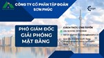 PHÓ GIÁM ĐỐC GIẢI PHÓNG MẶT BẰNG