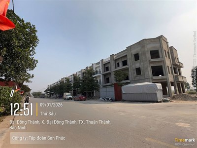 BẢN TIN TIẾN ĐỘ – KHU DÂN CƯ ĐẠI ĐỒNG THÀNH (ĐIỂM SỐ 3), PHƯỜNG THUẬN THÀNH, TỈNH BẮC NINH