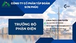 TRƯỞNG BỘ PHẬN ĐIỆN