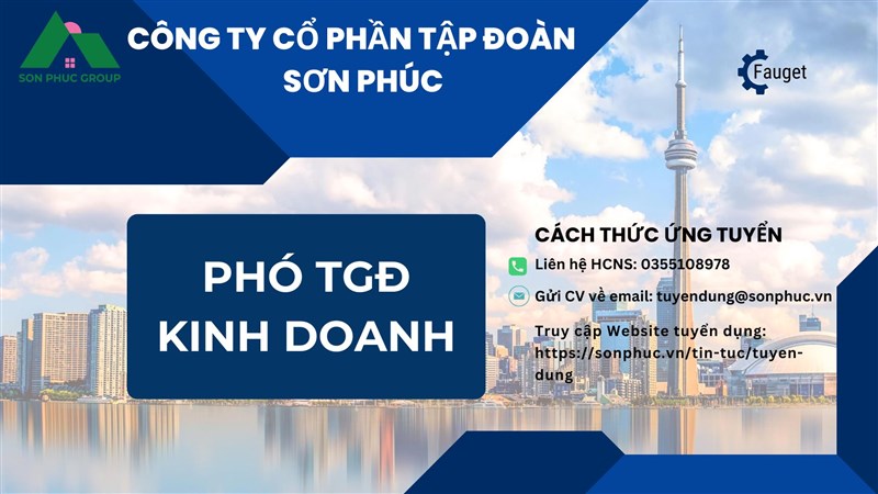 PHÓ TỔNG GIÁM ĐỐC KINH DOANH