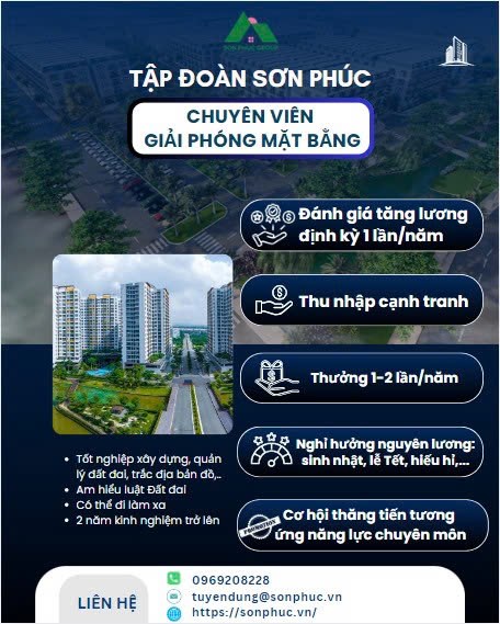 CHUYÊN VIÊN PHÁT TRIỂN DỰ ÁN LÀM VIỆC TẠI SƠN LA