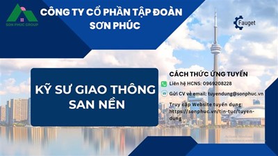KỸ SƯ GIAO THÔNG SAN NỀN