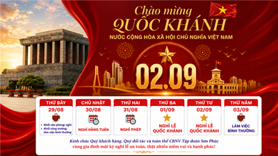 CHÀO MỪNG QUỐC KHÁNH 02/09/2026